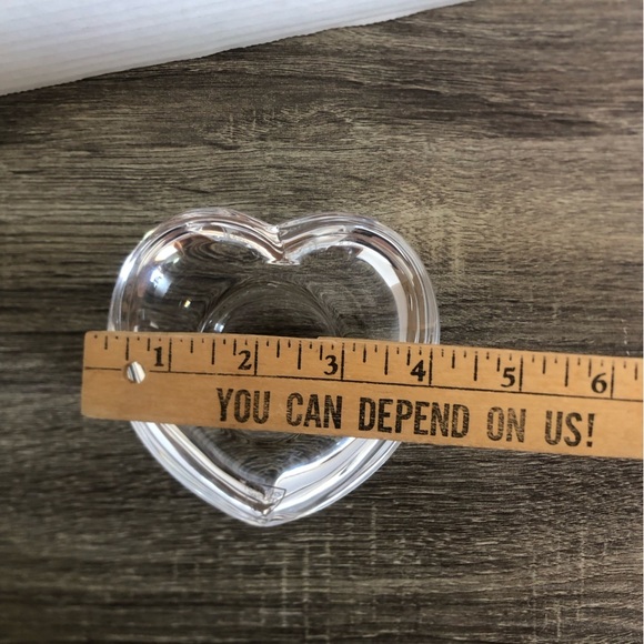 Orrefors Heart-Shaped Crystal Votive Holder - Picture 10 of 13